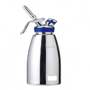 1.0L PRO All Stainless Bottle with Blue Silicon Ring